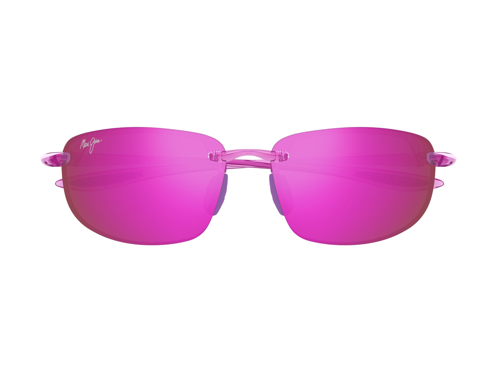 MJ0407S-006 |#| front |#| custom_2 |#| Shiny Transparent Cyclamen Pink Copy Of AB3658 - MAZZUCCHELLI